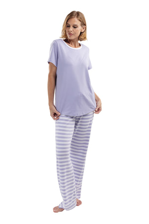 The Soul Mate Short Sleeve Set in Periwinkle