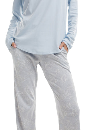 The Weekender in Light Blue & Grey