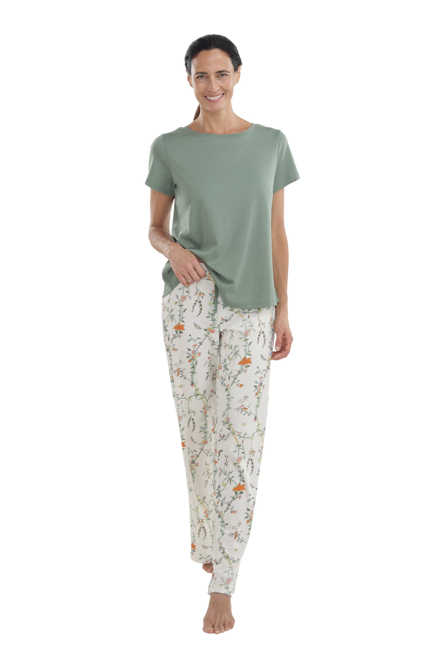 YiNi LuLu Womens Silk Satin Pajamas Set Button Down 2 Piece