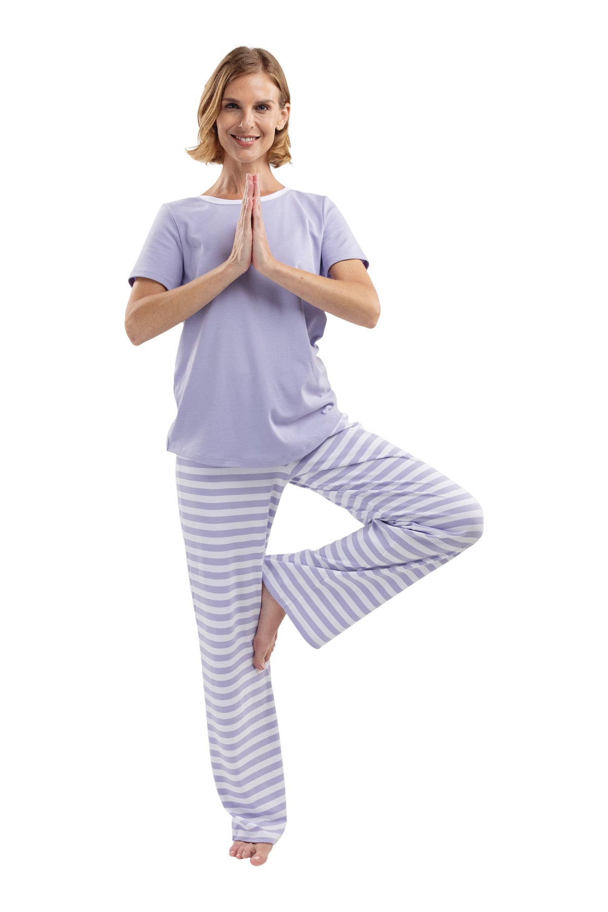 The Soul Mate Short Sleeve Set in Periwinkle