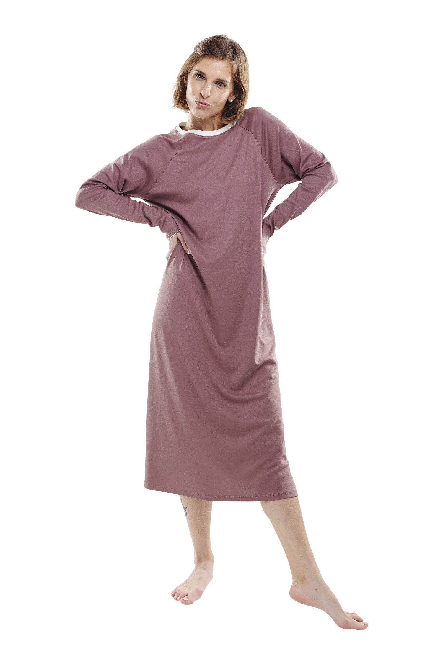 Pima Cotton Women's Pajamas | Incredibly Soft & Cozy | Long & Plus Sizes Too | Jijamas Nightgown in caribbean blue | - jijamas Pima Cotton Women's Pajamas | Incredibly Soft & Cozy | Long & Plus Sizes Too | Jijamas Nightgown in caribbean blue | - jijamas
