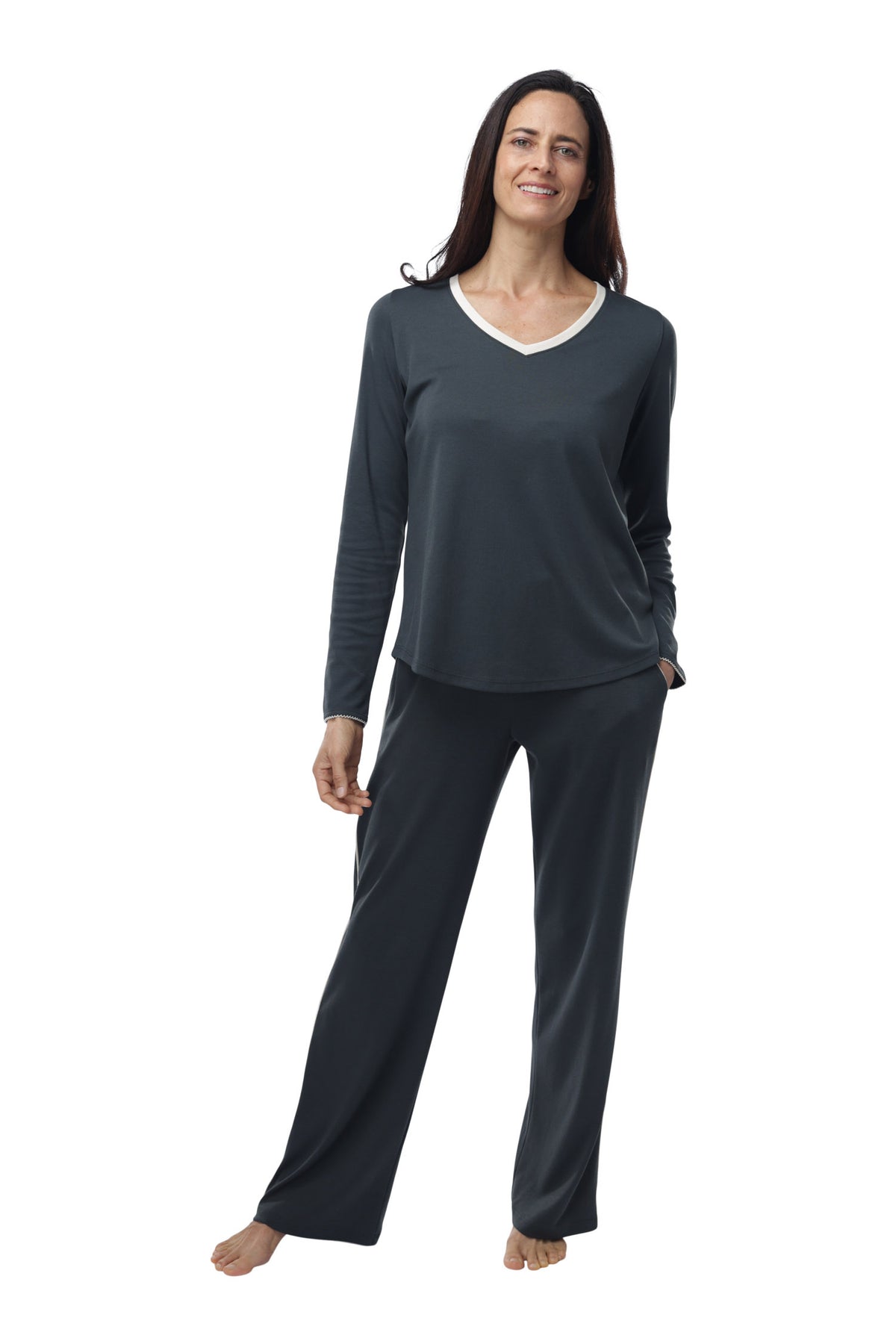 Pima cotton womens discount pajamas