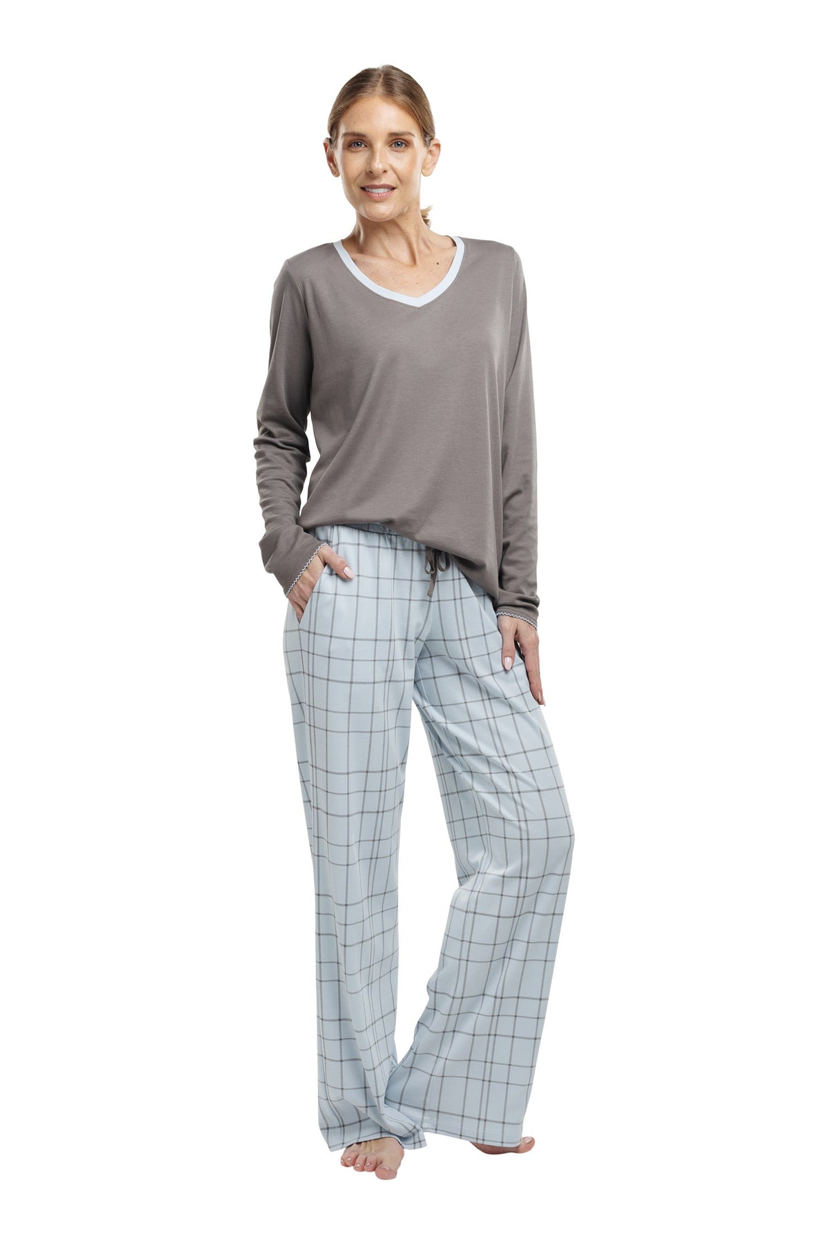 The Long Weekend in Grey & Light Blue