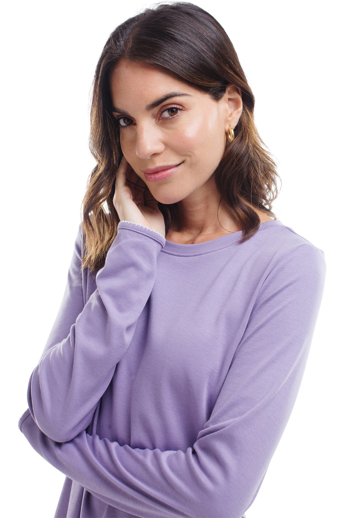 The Long-Sleeve Set in Periwinkle
