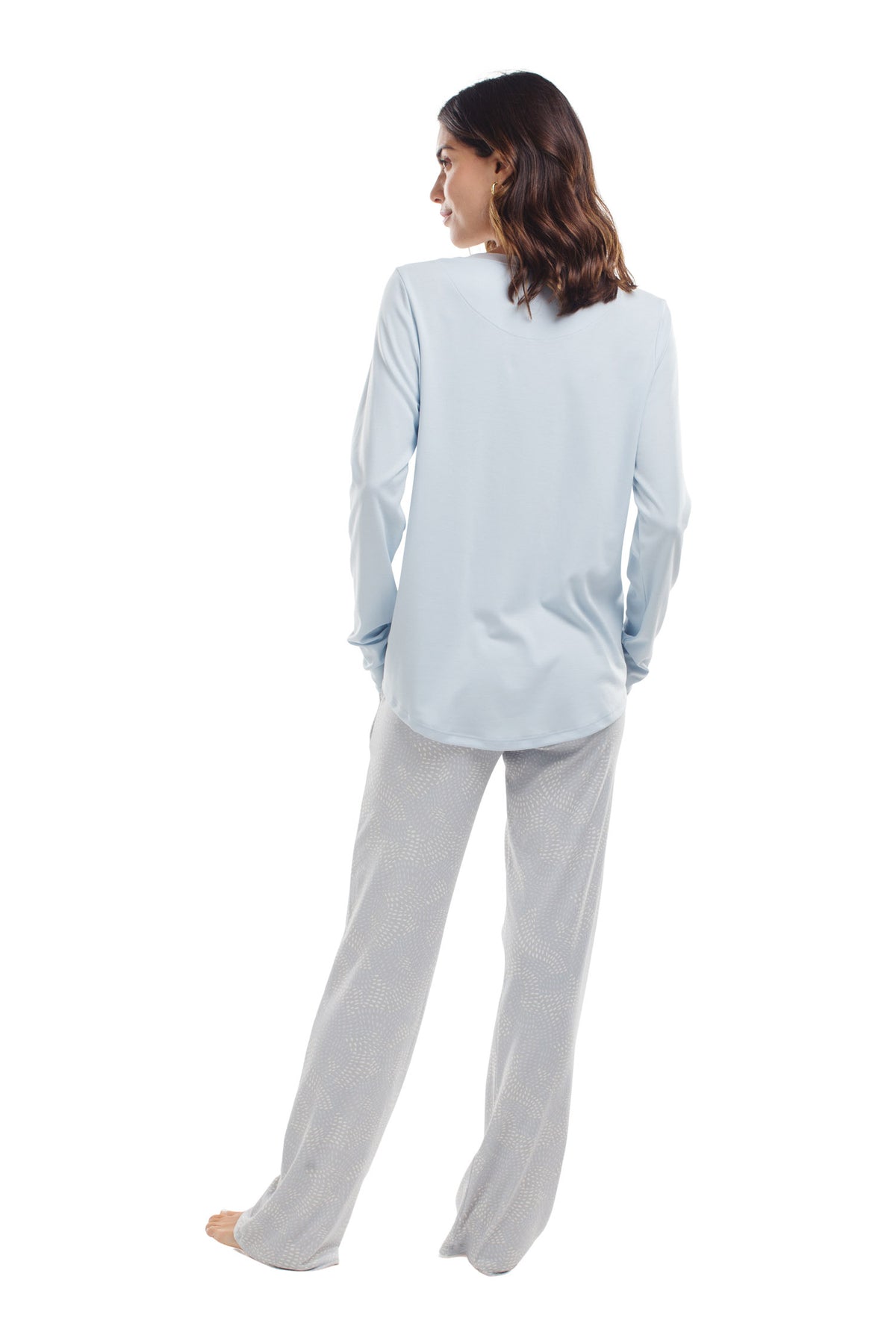 The Weekender in Light Blue & Grey