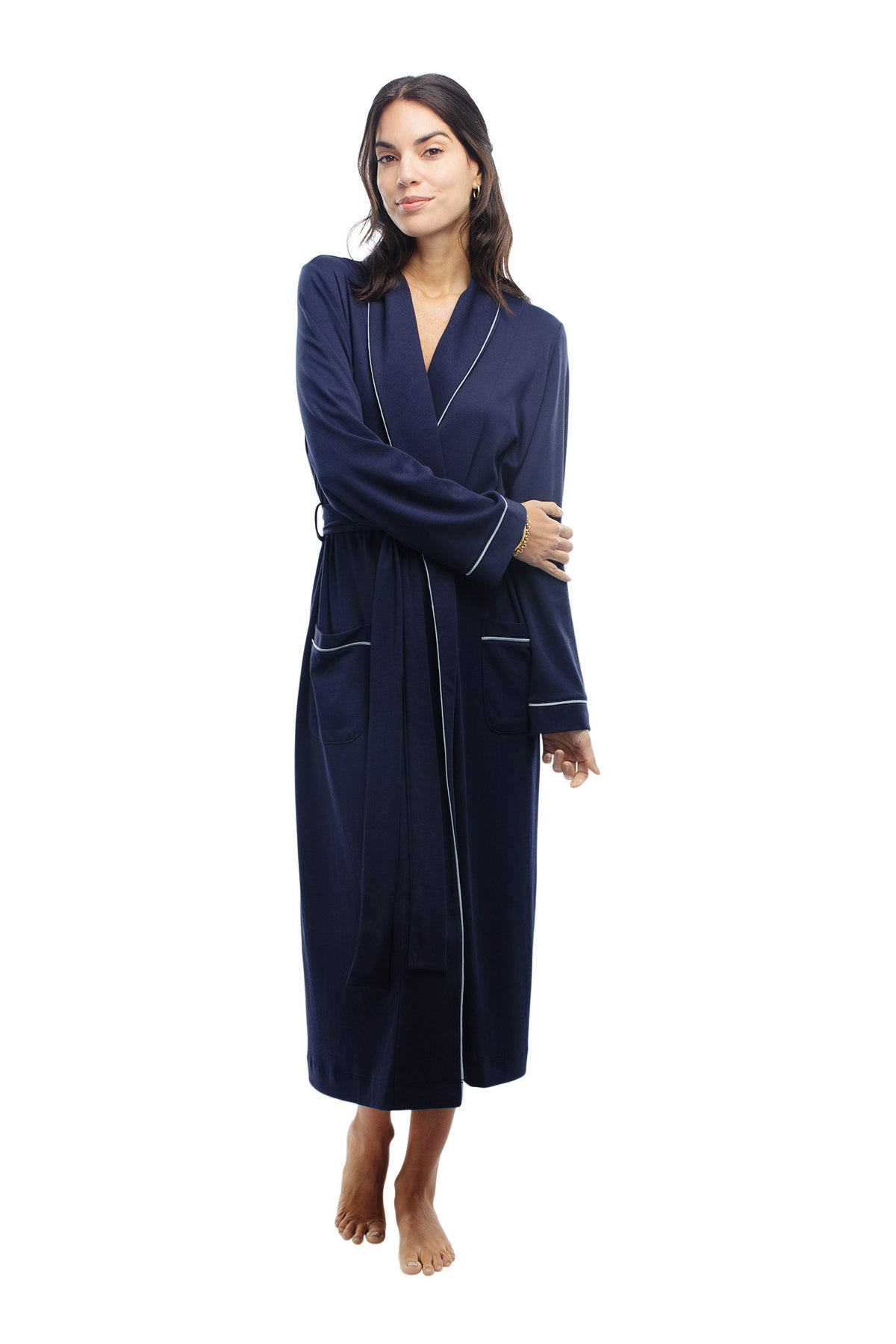 The Weekender Robe in Navy Blue