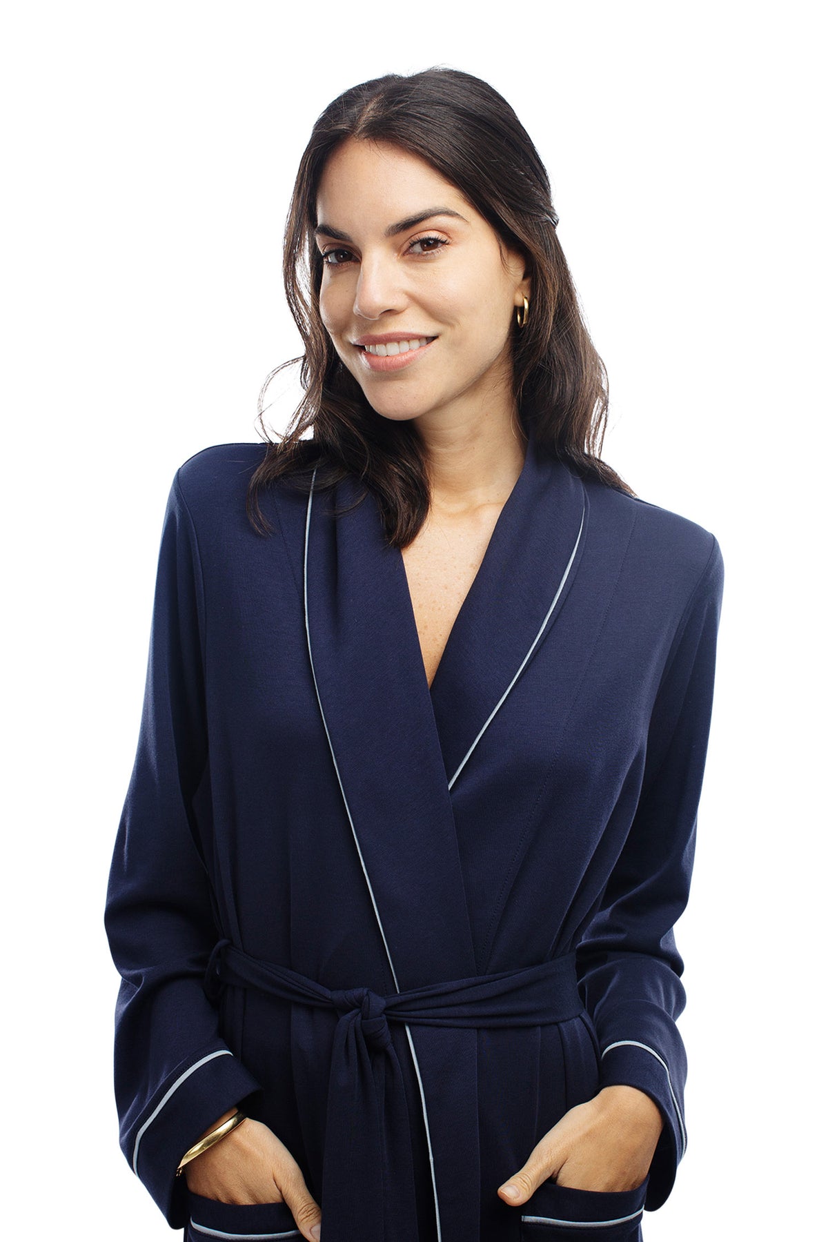 The Weekender Robe in Navy Blue