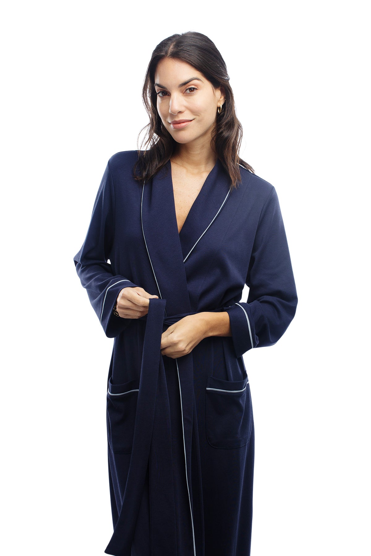 The Weekender Robe in Navy Blue